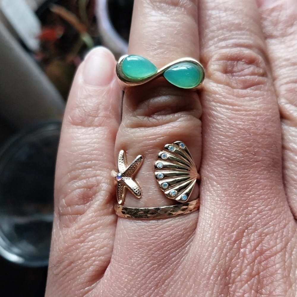 14k Gold Australian Chrysophrase Ring